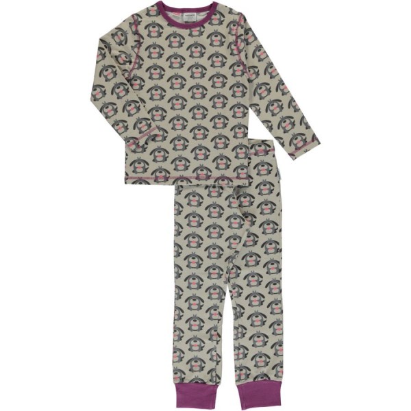 Pyjama mit Bündchen Mädchen Hunde