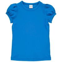 Elastisches T-Shirt Puffärmelchen blau