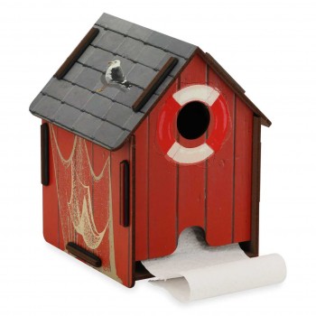 Toilettenpapierhaus Bootshaus – Klopapierhalter aus Holz