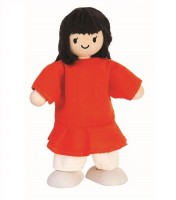 Puppe für Plantoys Puppenhaus Mädchen