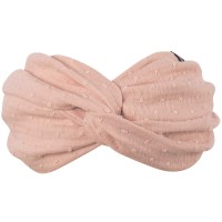 Musseline Haarband Kopftuch rosa-pfirsich