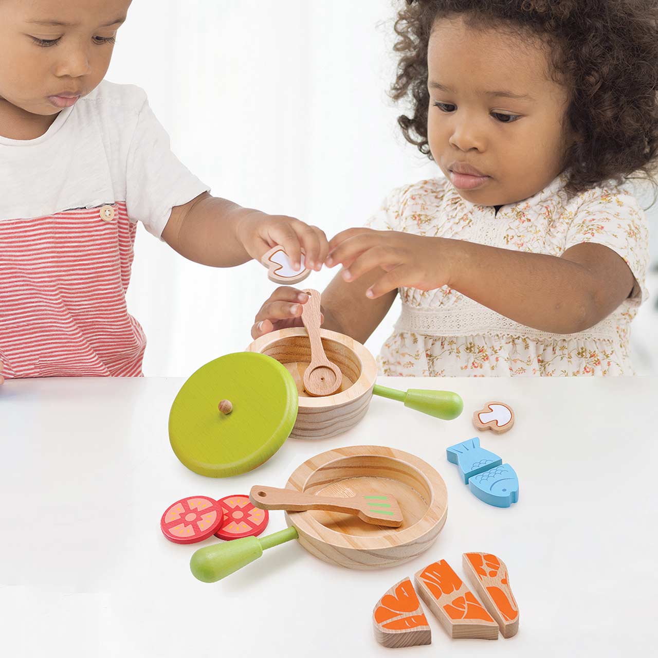 13 Teile Kinder Kochgeschirr Spielzeug Kochset für spielen küche Töpfe Pfanne