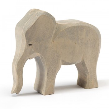Elefantenkuh extra dickes Holz 14cm hoch