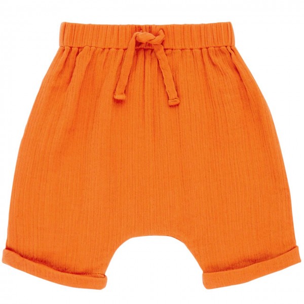 Musselin Shorts luftig in orange