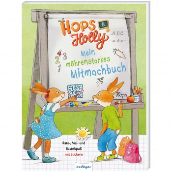 Hops & Holly Mitmachbuch mit Vorschulübungen ab 5 Jahren