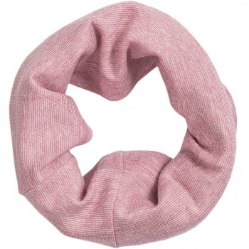 Baumwolle Wolle Seide Schlauchschal rosa