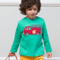 Tatü Tata Shirt für Kinder mit Druckknöpfen