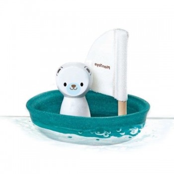 Spielzeug Boot Eisbär Badewannenspielzeug