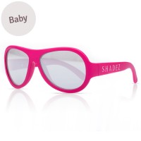 Baby flexible Sonnenbrille 0-3 Jahre  uni pink polarisiert