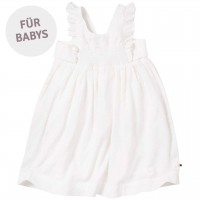 Elegantes Baby Kleid ärmellos weiß