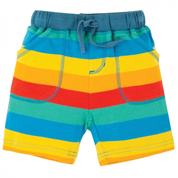 Robuste Jungen Shorts rainbow stripes