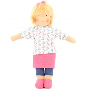 Bio Puppe zum Ankleiden 38 cm - Laura