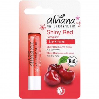 Naturkosmetik Lippenpflegestift Shiny Red (4,5g)