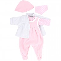 Baby Puppenkleidung Set Winter 5-tlg. „rosa“