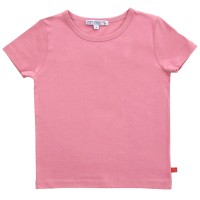 Shirt kurzarm uni Basic rosa