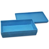 Spiel- & Aufbewahrungsbox mit Deckel  blau