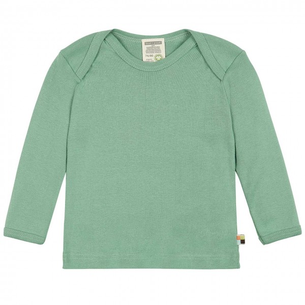 Feinripp Shirt weich und elastisch 100% Baumwolle pastellgrün