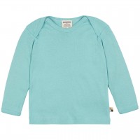 Feinripp Shirt weich und elastisch 100% Baumwolle hellblau