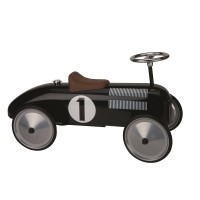 Rutscherfahrzeug mit Gummiräder - Klassik black
