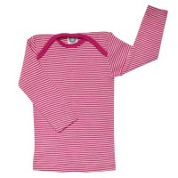 Cosilana Shirt rosa geringelt Wolle