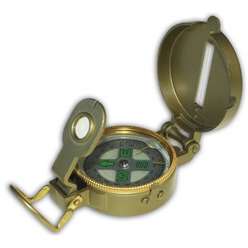 Metall Kompass gold ab 5 - 15 Jahre