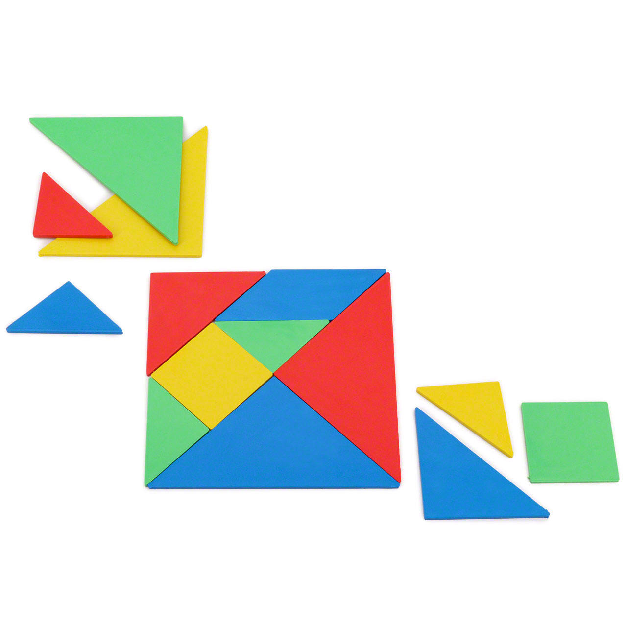 Bunt Hölzern Tangram Puzzle Spielzeug Geometrie Kinder Pädagigisches Lernspiel 