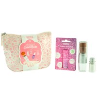 Kinder Kosmetik-Tasche mit Inhalt – Pink