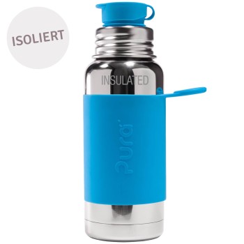 Thermo Trinkflasche Sportverschluss aqua-blau 475ml