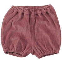 Warme, lockere Velour Shorts rosa