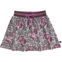 Bio Shorts als Rock 2in1 Leopard rosa