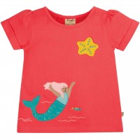 pinkes Shirt A-Linie Meerjungfrau