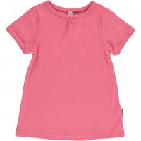 Kurzarm Shirt A-Linie pink
