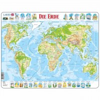 Lernpuzzle Weltkarte für Kinder ab 6 Jahre