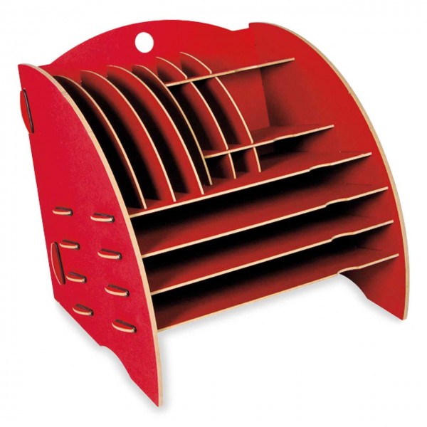 Big Organizer rot – Schreibtisch Ordnungssystem groß
