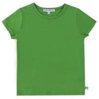 Grünes Shirt kurzarm uni Basic