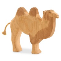 Figur Kamel Holzfigur Esche 13,5 cm hoch