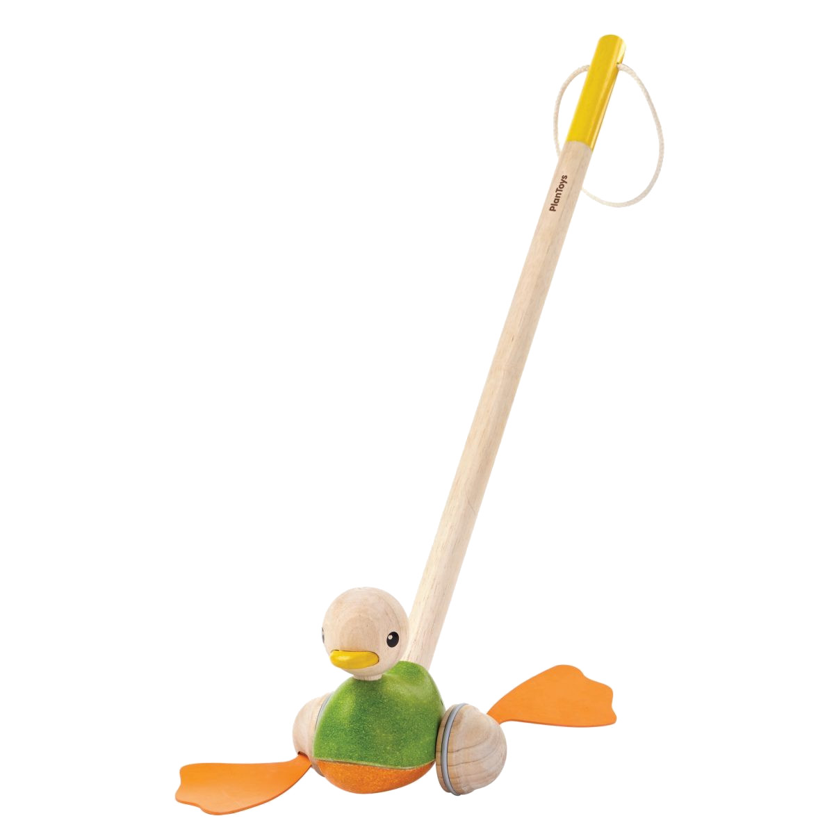 Watschel-Ente Schiebefigur Holz Spielzeug Holzspielzeug Tierfigur zum Schieben 