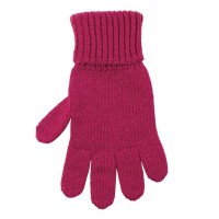 Kinder Handschuhe Himbeere-pink Strick