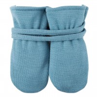 Bio Baby Handschuhe in denim-blau Gr. 80/86