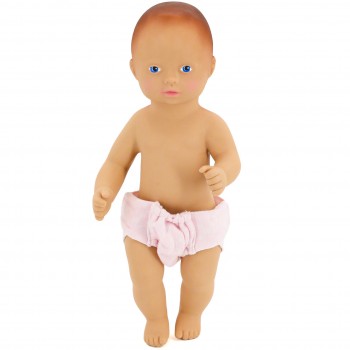 Baby Puppe 100% Bio-Naturkautschuk - 33 cm