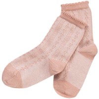 Kinder Socken Ajour rosa