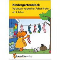 Kindergarten Rätselblock ab 4 Jahre