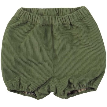 Warme, robuste Cord Shorts grün