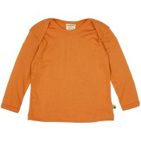 Feinripp Shirt weich und elastisch 100% Baumwolle orange