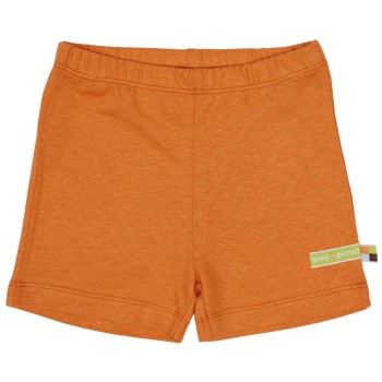 Leichte Leinen Shorts orange