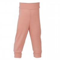 Babyhose Wolle seide in lachs-rosa