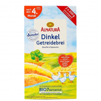Dinkel Getreidebrei für Babys nach dem 4. Monat (400g)