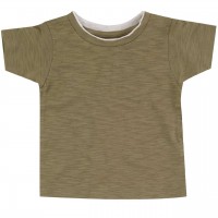 Uni Shirt kurzarm oliv-grün
