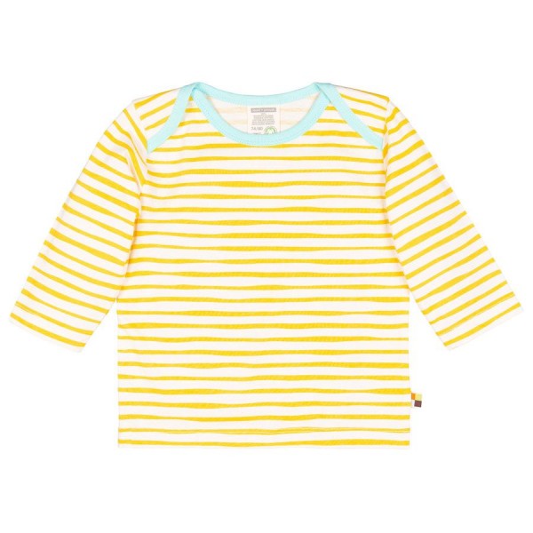 Shirt langarm Streifen gelb