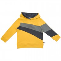 Sweat Pullover Colour-Blocking honig-gelb